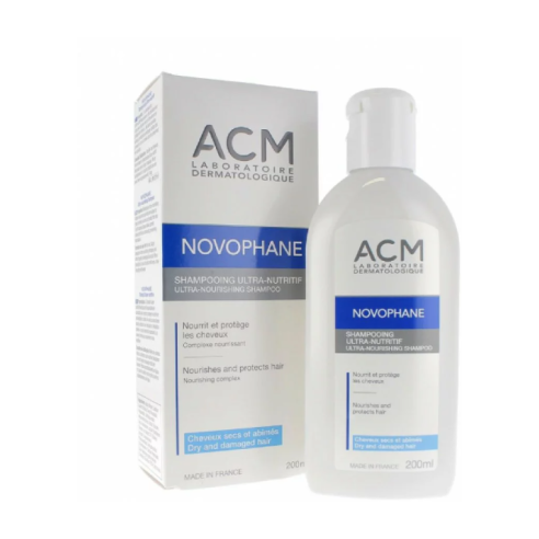 ACM NOVOPHANE ULTRA NUTRITIVE SHAMPOOING CHEVEUX SECS 200ML - tunisie