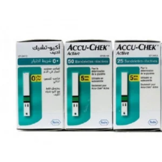 ACCUCHECK COFFRET 100 BANDLETTES + 25 BANDLETTES GRT - tunisie