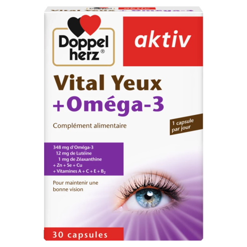AKTIV VITAL YEUX+OMEGA3 GELULES B/30 - tunisie