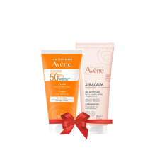 AVENE PACK CREME SOLAIRE SPF50 50ML + XERACALM GEL NETTOYANT 100ML ( OFFERT) - tunisie