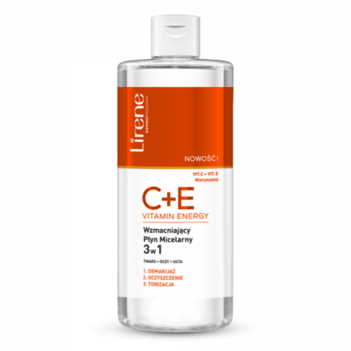 LIRENE C+E VITAMIN ENERGY EAU MICELLAIRE 3 EN 1 400ML - tunisie