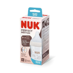 NUK PERFECT MATCH BIBERON EN VERRE BLANC 120ML 0M+ - tunisie