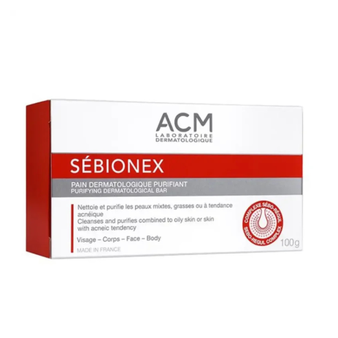 ACM SÉBIONEX - PAIN DERMATOLOGIQUE PURIFIANT 100 G - tunisie