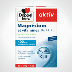 AKTIV MAGNESIUM VITAMINES C+E 30 COMPRIMES - tunisie