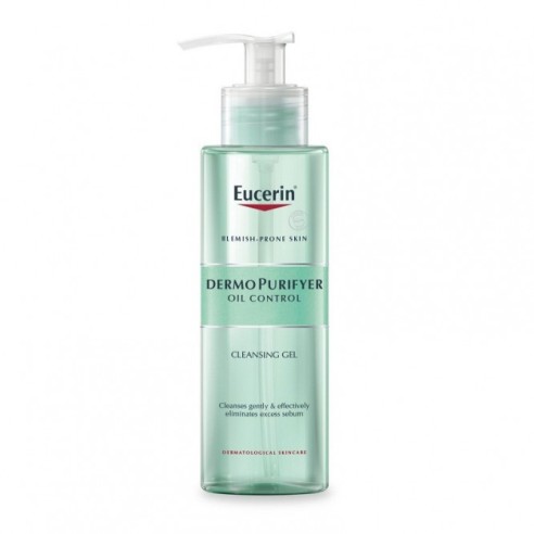 EUCERIN DERMOPURE GEL NETTOYANT PEAUX A IMPERFECTIONS 200ML - tunisie