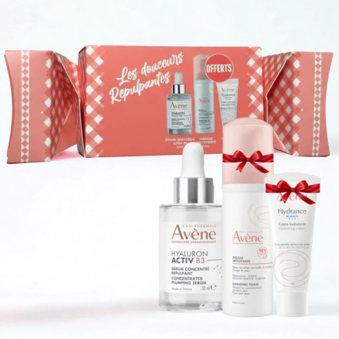 AVÈNE COFFRET LES DOUCEURS REPULPANTE SÉRUM HYALURON ACTIV B3 30ML+MOUSSE NETTOYANTE 50ML (OFFERT)+HYDRANCE RICHE 15ML(OFFERT...