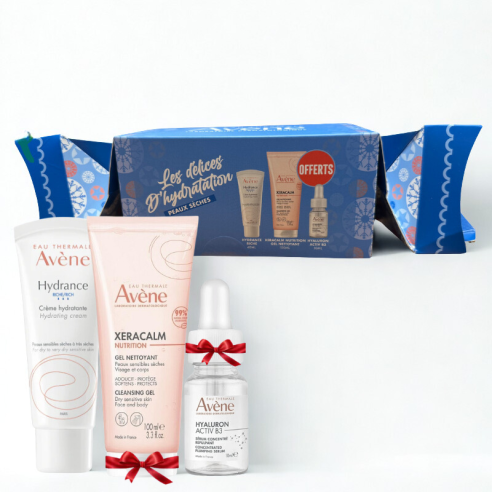 AVÈNE COFFRET DELICE HYDRATION HYDRANCE RICHE 50ML+GEL XERACALM 100ML(OFFERT)+SERUM HYALURON ACTIV B3 10ML(OFFERT) - tunisie