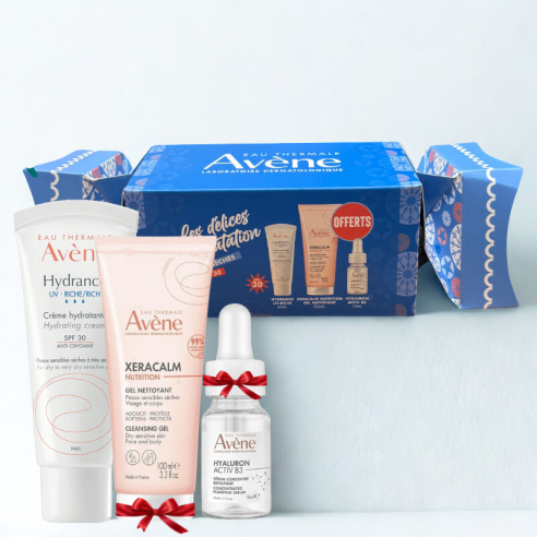 AVÈNE COFFRET DELICE HYDRATION HYDRANCE RICHE UV 50ML+GEL XERACALM 100ML(OFFERT)+SÉRUM HYALURON ACTIV B3 10ML(OFFERT) - tunisie