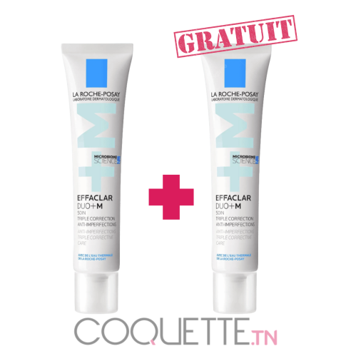 LA ROCHE POSAY EFFACLAR DUO+ M 40ML + 2EME GRATUITE - tunisie