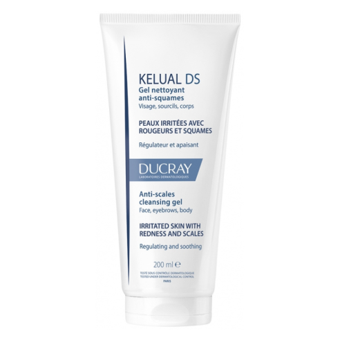 DUCRAY KELUAL DS GEL NETTOYANT ANTI SQUAMES 200 ML - tunisie