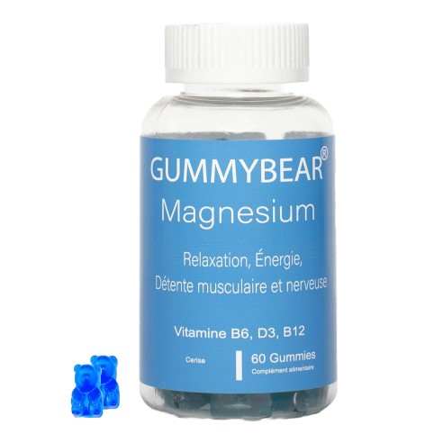GUMMYBEAR - MAGNESIUM 60 GUMMIES - tunisie
