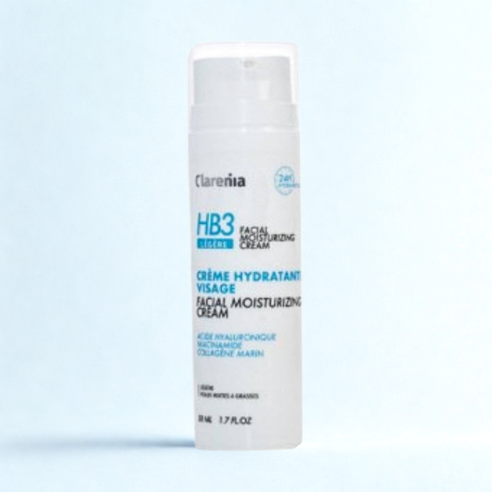 CLARENIA HB3 CREME HYDRATANTE VISAGE LEGERE 50ML - tunisie