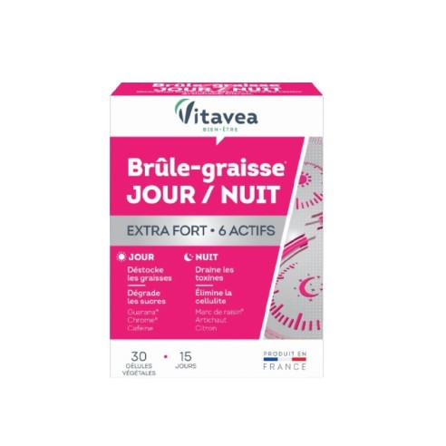 VITAVEA BRULE GRAISSE JOUR ET NUIT EXTRA FORT 30 GELULES - tunisie