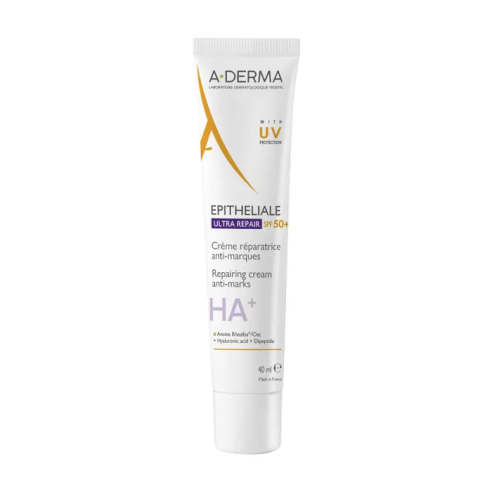 A-DERMA EPITHELIALE ULTRA REPAIR SPF50+ CREME REPARATRICE ANTI MARQUE 40ML - tunisie