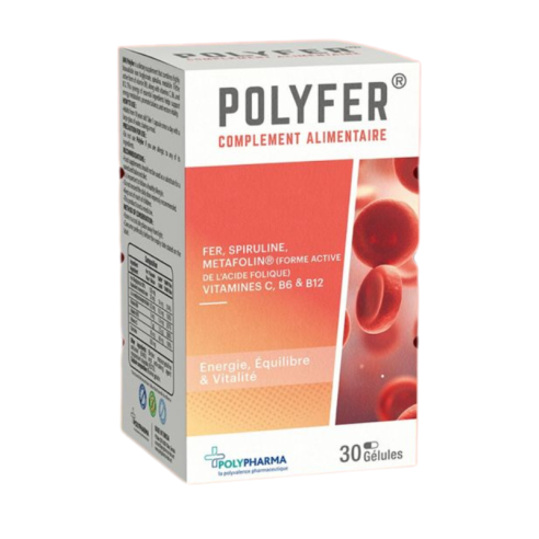 POLYPHARMA POLYFER 30 CAPSULES - tunisie