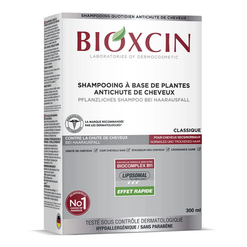 BIOXSINE SHAMPOING CHEVEUX NORMAUX/SECS 300ML - tunisie