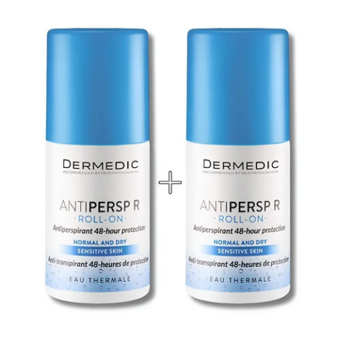 DERMEDIC ROLL ON ANTI-TRANSPIRANT LOT DE 2 (1+1 GRATUIT) - tunisie