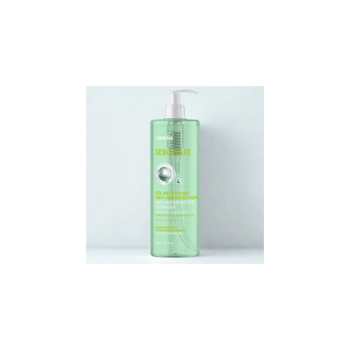 CLARENIA SEBOSAFE GEL NETTOYANT ANTI IMPERFECTIONS 400ML - tunisie