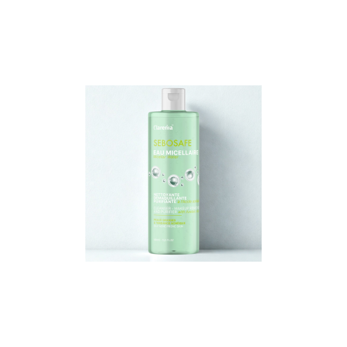 CLARENIA SEBOSAFE EAU MICELLAIRE 400ML - tunisie