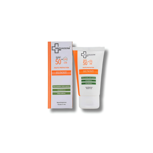 INNOVADERM SUNNY ECARN INVISIBLE PEAU MIXTE A GRASSE SPF 50+ 50ML - tunisie