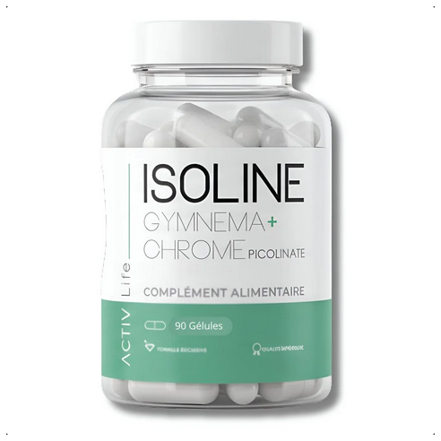 ACTIV LIFE - ISOLINE GYMNEMA + CHROME PICOLINATE 90 GELULES - tunisie