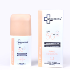 INNOVADERM FOND DE TEINT FLUID MINERAL MEDIUM 1.5 SPF50+ 30ML - tunisie