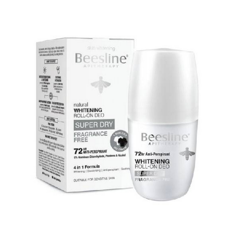 BEESLINE DÉODORANT ÉCLAIRCISSANT SUPER DRY FRAGRANCE FREE - tunisie