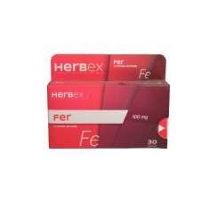 HERBEX FER 100MG 30 GELULES - tunisie