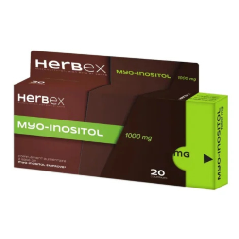 HERBEX MYO-INOSITOL 1000 MG GELLULES B/20 - tunisie