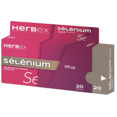 HERBEX SELENIUM 100 UG 20 GELULES - tunisie