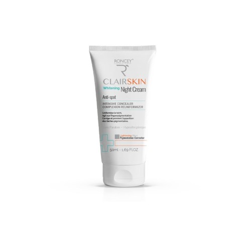RONCEY CLAIRSKIN CREME DE NUIT ECLAIRCISSANTE ANTI TACHES 50ML - tunisie