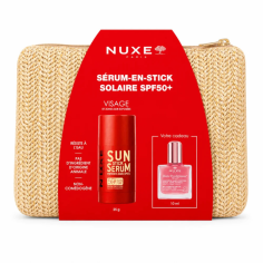 NUXE SERUM EN STICK SPF50+ 25GR+HUILE PRODIGIEUSE OR FOLARALE (OFFERT)+TROUSSE (OFFERT) - tunisie