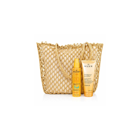 NUXE BRUME SOLAIRE FRAICHE SPF30 150ML+LAIT DE CORPS SUBLIMATEUR 200ML (OFFERT)+SAC DE PLAGE (OFFERT) - tunisie