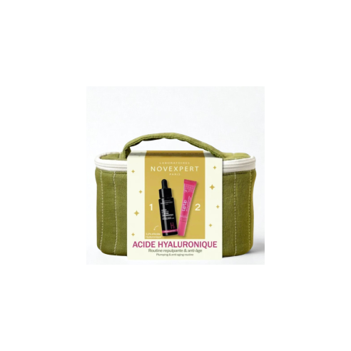 NOVEXPERT COFFRET SERUM BOOSTER A L'ACIDE HYALURONIQUE 30ML+LIP UP SOIN LEVRES REPULPANT 8ML (OFFERT) - tunisie