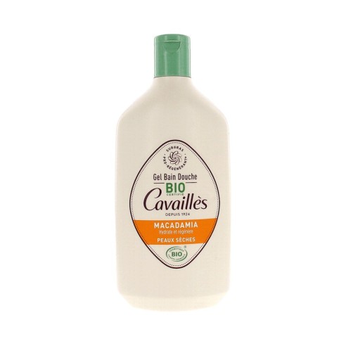 ROGE CAVAILLES GEL BAIN DOUCHE BIO MACADAMIA PEAUX SECHES 400ML - tunisie