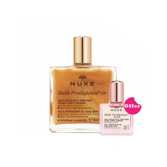 NUXE HUILE PRODIGIEUSE OR 50ML + MINI FLORALE - tunisie