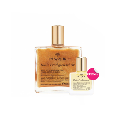 NUXE HUILE PRODIGIEUSE OR 50ML + MINI CLASSIQUE - tunisie