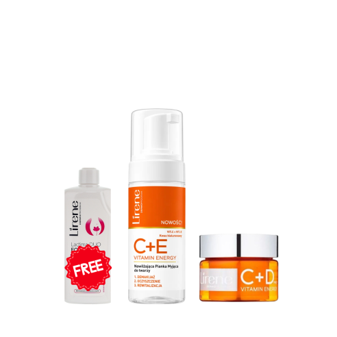 PACK LIRENE C+E MOUSSE + CREME HYDRATANTE + GEL INTIME GRATUIT - tunisie