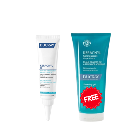 DUCRAY PACK KERACNYL PP+ + GEL MOUSSANT KERACNYL 100ML OFFERT - tunisie