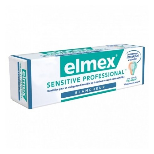 ELMEX SENSITIVE PROFESSIONAL BLANCHEUR DENTIFRICE 75ML - tunisie