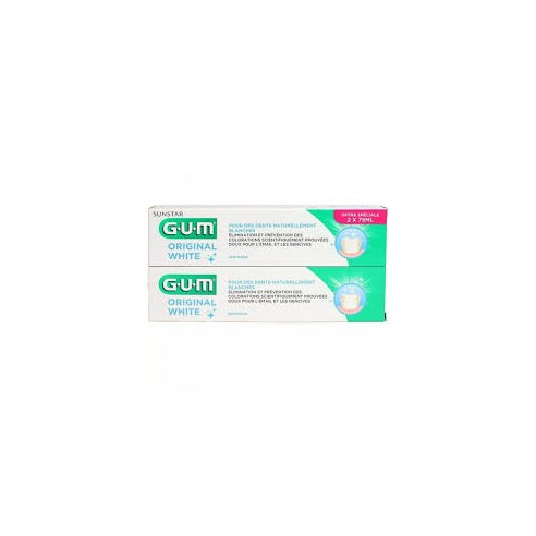 GUM DENTIFRICE ORIGINAL WHITE LOT DE 2 REF 1745 - tunisie