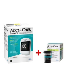 COFFRET ACCU-CHEK INSTANT 50 BANDELETTES+APPAREIL DE GLYCEMIE - tunisie