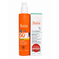 AVENE SPRAY SOLAIRE INVISIBLE SPF50+ ENFANT 200ML + AVENE CICALFATE CRME REPARATRICE 40ML OFFERTE - tunisie