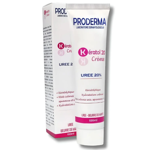 PRODERMA KERATOL 20 CREME 20% UREE 100ML - tunisie