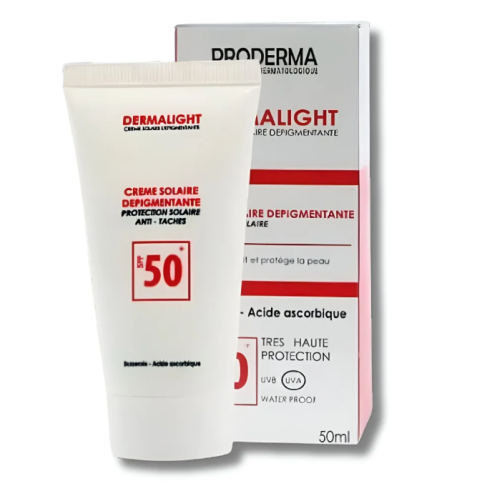 PRODERMA DERMALIGHT ECRAN ANTI-TACHES INVISIBLE SPF 50+ - tunisie