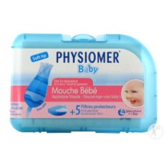 PHYSIOMER MOUCHE BEBE AVEC EMBOUT ET 5 FILTRES JETABLES - tunisie
