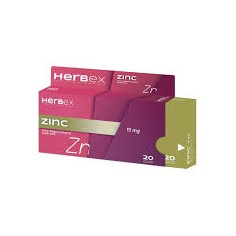 HERBEX ZINC 15 MG GELLULES B/20 - tunisie