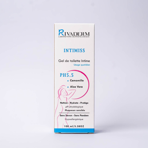 RIVADERM INTIMISS PH5.5 GEL INTIME 100ML - tunisie