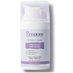 RIVADERM HYDRA CLEAR CREME DE NUIT ANTI TACHES 50GR - tunisie