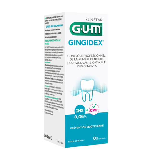 GUM GINGIDEX BAIN DE BOUCHE 300 ML - tunisie
